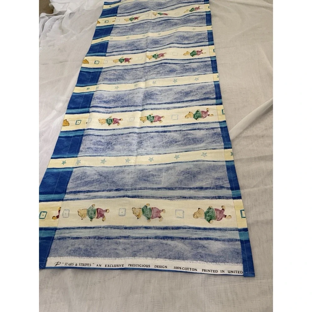 New Disney Winnie The Pooh Handmade Graphic Print Curtain Valance Nursery 54x24